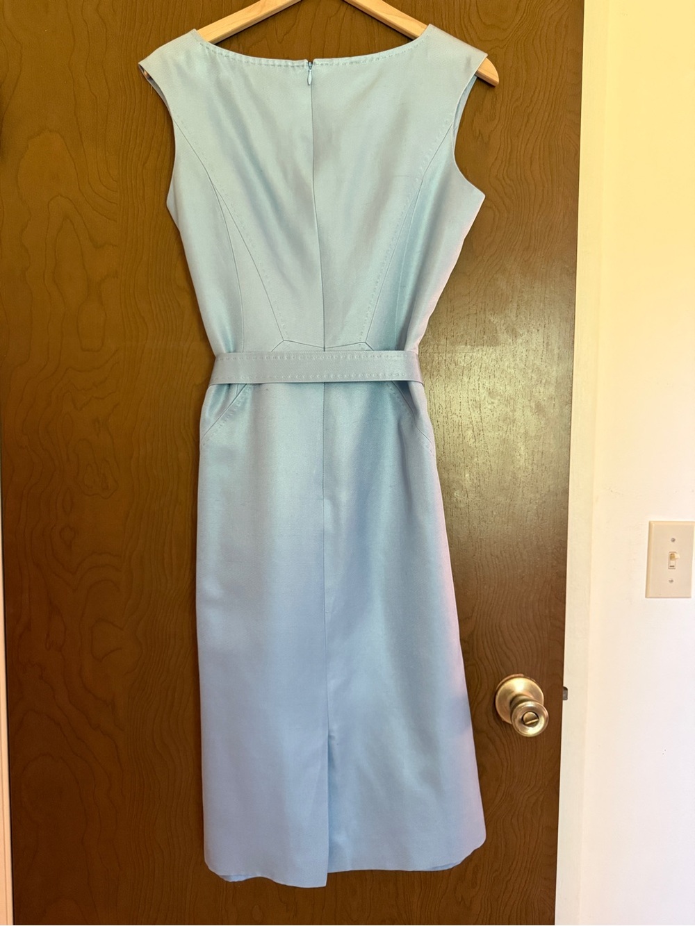 Vintage Escada Silk Blend Sheath Dress Quiet Luxury Old Money Preppy Vintage - Picture 2 of 11